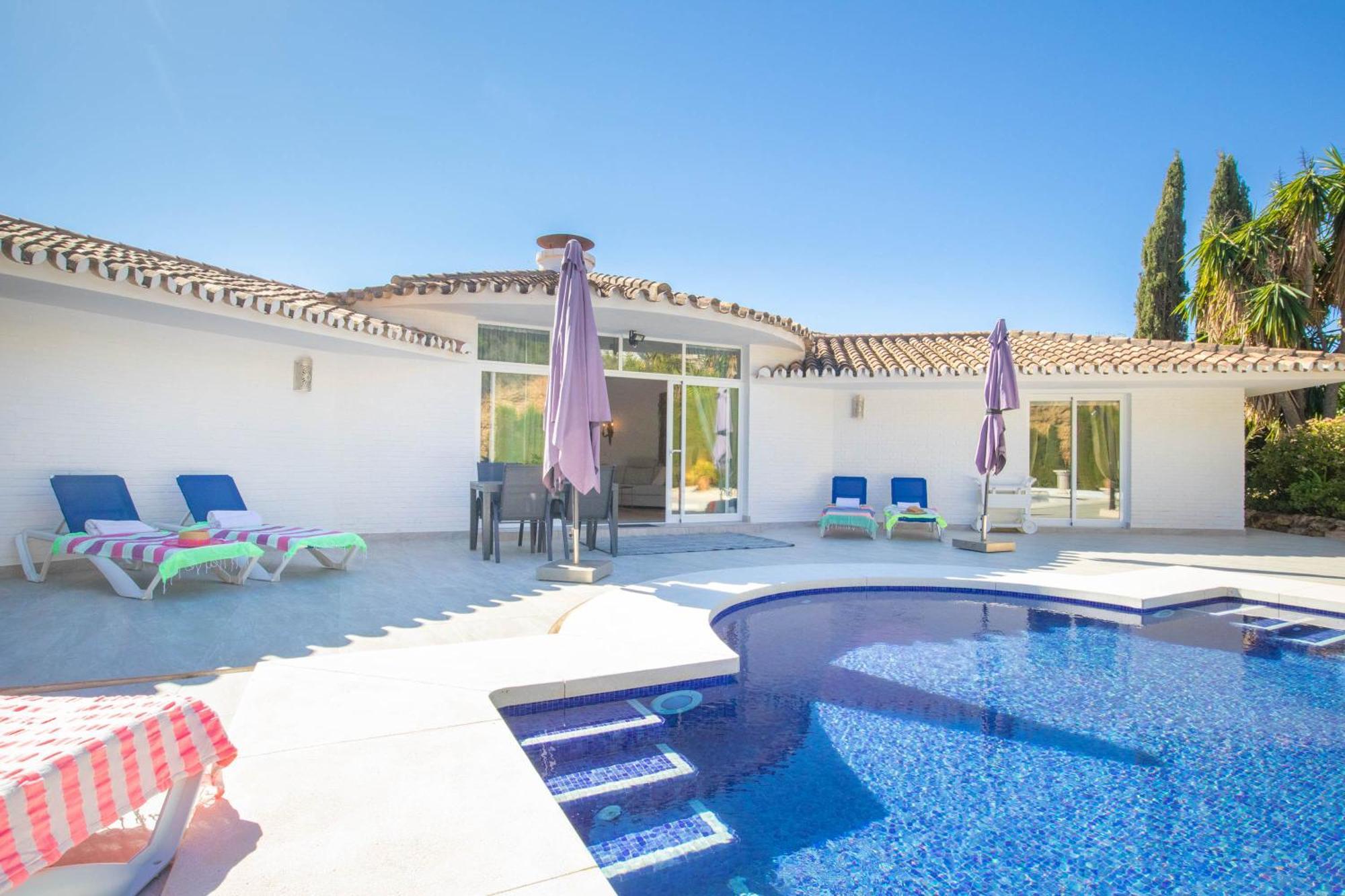 Pool Villa Rancho Domingo Family Friendly - Happy Rentals Benalmádena Eksteriør bilde