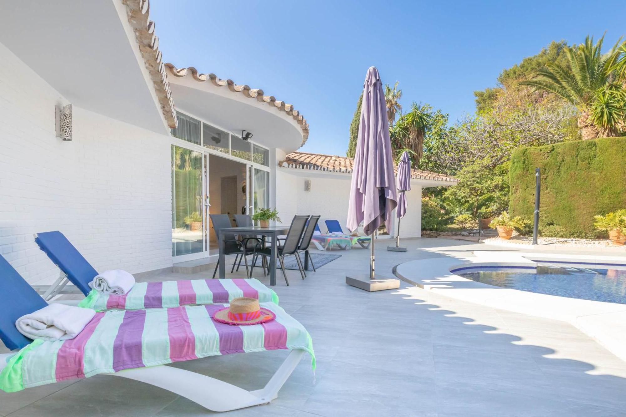 Pool Villa Rancho Domingo Family Friendly - Happy Rentals Benalmádena Eksteriør bilde