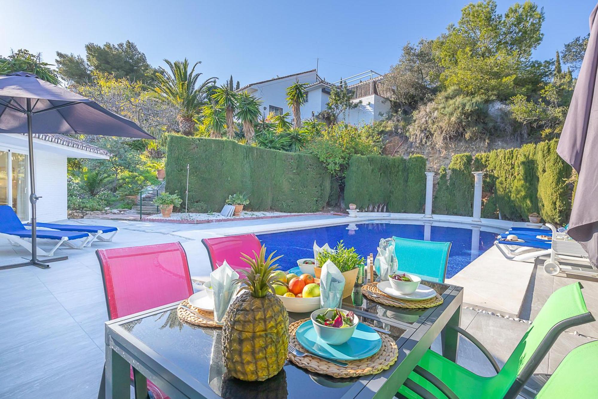 Pool Villa Rancho Domingo Family Friendly - Happy Rentals Benalmádena Eksteriør bilde
