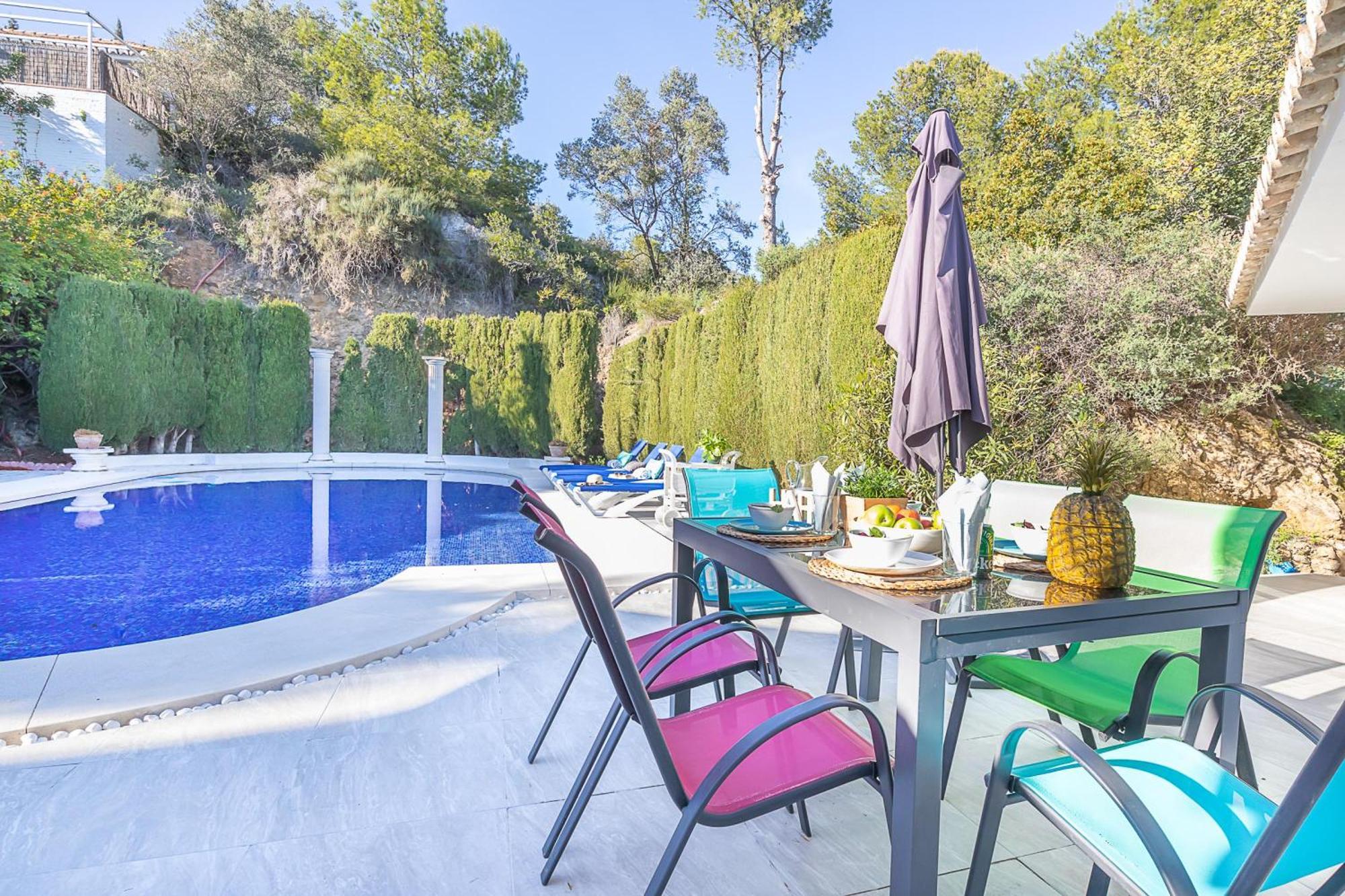 Pool Villa Rancho Domingo Family Friendly - Happy Rentals Benalmádena Eksteriør bilde